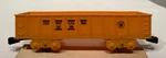 Marx No. 347100 Pennsylvania Orange Gondola - Wheel / Plastic Knuckle Couplers. Fixed Price $15.00.