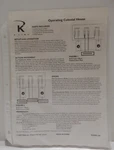 K-line K42405 Operating Colonial House Instructions Only. Fixed Price $5.00.