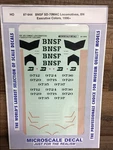 Microscale Decal Ho 87-944: Bnsf SD-70MAC Locomotives Executive Colors. Fixed Price $10.00.