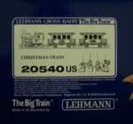 Lgb 20540 Us Gauge 1ST Christmas Set New. Fixed Price $745.00.