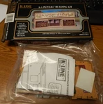 K-line K-4105-5 Grapes Of Wrath Cafe Kit Nib Sealed Parts Bag Black Box Scale. Fixed Price $20.00.