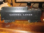 Lionel 1 Cars #234W Coal Tender, Whistle Pre-owned. No Test. Very Good Shape.. Fixed Price $25.00.