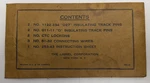Lionel Postwar #253-44 Empty Envelope Only For Automatic Block Signal. Fixed Price $8.99.