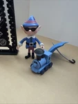 Memory Lane Rudolph Red Nosed Reindeer Boy Elf + Misfit Train Engine Umbrella. Fixed Price $29.99.