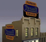 Miller Engineering 7582 N/ho Rexall Animated Billboard. Fixed Price $34.63.