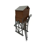 Bachmann Plasticville Coaling Station Tower Gauge Railroad Model Building. Fixed Price $20.00.