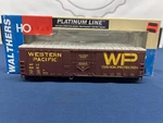 Walthers Ho Western Pacific #60530 50 North American Exterior Post Box Car 3605. Fixed Price $24.99.