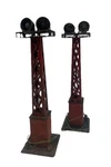 Marx Train Search Light Tower #0436 Red Black Vintage Lot Of 2. Fixed Price $29.77.