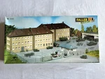 Faller Military Barracks With Toll And Vehicle Shed #4020 Ho Scale Model Kit. Fixed Price $170.00.