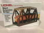 Lionel Short Extension Bridge & O27 Gauge 10 Long Box Included. Fixed Price $24.99.