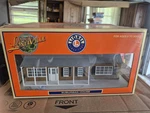 6-34109 Large Suburban House Gauge Lighted Lionelville Gray Brown #1. Fixed Price $35.00.