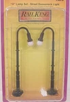Mth 30-11032 Railking Street Gooseneck Light Lamp Set. Fixed Price $35.49.