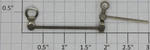 Lionel 221-13 Right Hand Valve Gear Eccentric Rod Assembly (50). Fixed Price $300.00.