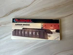 In Box Lionel 6-12730 Girder Bridge Gauge Black With Raised Letters. Fixed Price $21.00.