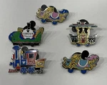 Disney Hidden Mickey Casey Jr. Train Pin Lot Of 5. Fixed Price $59.99.