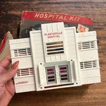 Plasticville Hospital HS-6 Complete Kit W/ Furniture Bachmann Scale Gauge. Fixed Price $19.00.