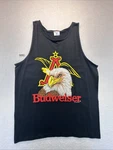Vintage 1988 Budweiser Rare Eagle Graphic Tank Top Xl Anheuser-busch Bin. Fixed Price $60.00.