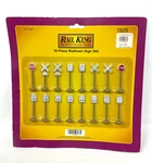 King 30-1037 Mth 16 Piece Railtown Sign Set Accessory. Fixed Price $14.99.