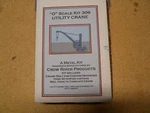 Crow River Products #309 Utility Crane Metal Kit ON30. Fixed Price $55.00.