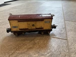 Lionel No. 2655 Box Car, Cream/brown. Fixed Price $25.00.