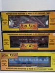 Mth Railking Trains Pennsylvania Caboose Hopper Car Flat Bulkheads Set Of 3. Fixed Price $170.43.
