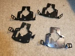 Lot Of 4 Williams Scale Black Metal Diesel Loco Step Parts 1/2" Wide. Fixed Price $24.00.