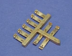 O/ON3/ON30 Brass Code 83 Rail Or Switch Braces Wiseman Back Shop Parts BS-417. Fixed Price $7.95.