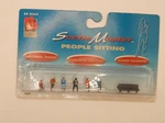Life-like Trains #433-1607 People Sitting Scene Master Ho Scale. Fixed Price $16.99.