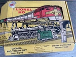 Vintage Lionel Ho Train Set No. 5719 Diesel Freight Box Only!. Fixed Price $27.00.