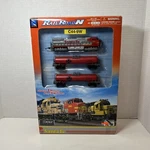 New-ray Railroad Scale Santa Fe C44-9W Diecast Battery Operated Train Set. Fixed Price $129.99.