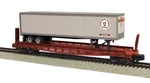 Mth 35-76012 Pennsylvania Flat Car With 48 Trailer #475260 Ln/box. Fixed Price $38.39.