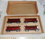 Marx Trains 5193X Solid Window Canadian Pacific Old Time Passenger Set New Ob. Fixed Price $150.00.