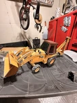 Ertl Metal Case Construction King Toy Tractor Loader Backhoe 1986. Fixed Price $40.00.