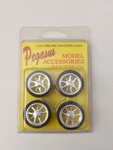 Pegasus Chrome Daggers With Tires Model Car Accessories #1226. Fixed Price $10.79.