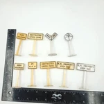 9 Vintage Railroad & Yard Signs Mix Brands Lionel, Plasticville. Fixed Price $10.99.