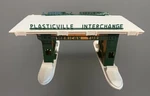 Plasticville 1900 Turnpike Interchange - Green No Cones See Photos. Fixed Price $22.95.