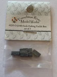 Fishing Tackle Box ON30 Model Railroad Boat Ship Unpainted Cast Detail FR1215. Fixed Price $10.00.