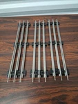 Four Lionel Train Layout "o" Gauge Straight Half Track Sections. Fixed Price $14.07.