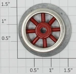 Lionel SL-95 Red Spoked Plain Wheel For 150 And 200 Series Electric Locos (6). Fixed Price $42.00.