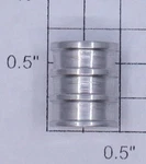Lionel 455-23 Gauge 5/8" X 1/2" Od Aluminum Oil Drum With End Ridges (12). Fixed Price $8.40.