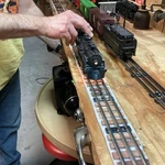 Marx Running Locomotives Other 027 With Working Light Variety Of Cars. Fixed Price $45.00.