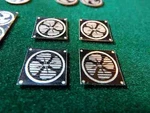 16 - Ho Scale Exhaust Fans Industrial Ventilation Vents Adhesive Backed Laser. Fixed Price $15.39.