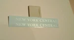 Lionel Nyc Post-war 1050T Sloped Back Tender 2/SET White Letter Water Decal Look. Fixed Price $6.00.