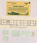 Champ Ho Decal-penn Central/pc/trailer Train Auto Rack #HC-655. Fixed Price $6.25.