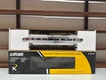 Scale 3 Rail K-line Extruded Aluminum Passenger Car Wp Silver Dollar Coach Nib. Fixed Price $199.95.