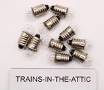 Lionel 1446 Clear 12 Volt Screw Base 10 Bulbs New + Marx & Amer Flyer. Fixed Price $9.25.