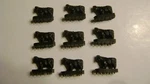 Lionel 3656-34 Black Cows (pkg. Of Nine). Fixed Price $14.95.