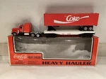 K-line Coca Cola Flat Car W/ Trailer & Semi Tractor Truck Set! Coke Heavy Hauler. Fixed Price $49.99.
