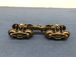 K-line Die-cast Sprung Black Trucks W/ Small Screw (pair Of 2) K5001. Fixed Price $19.99.