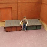 Produits Poubelle Small Dumpsters Scale, Pcs ON3 Conteneur Diorama # O026. Fixed Price $9.47.